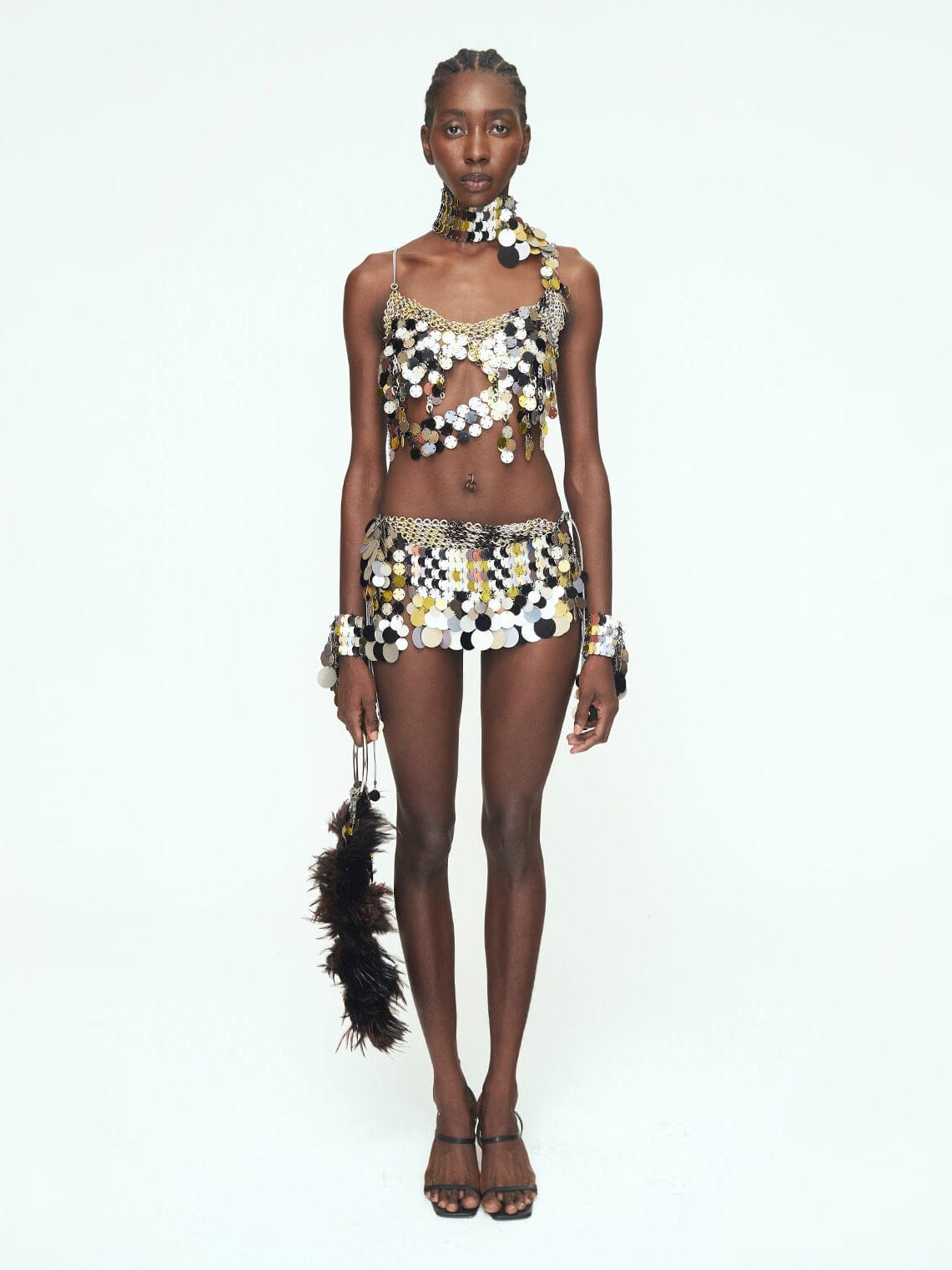 Aluminum Disc Fringe Top - PARTY-JALACONDA-APOC STORE