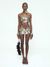 Aluminum Disc Fringe Top - PARTY-JALACONDA-APOC STORE