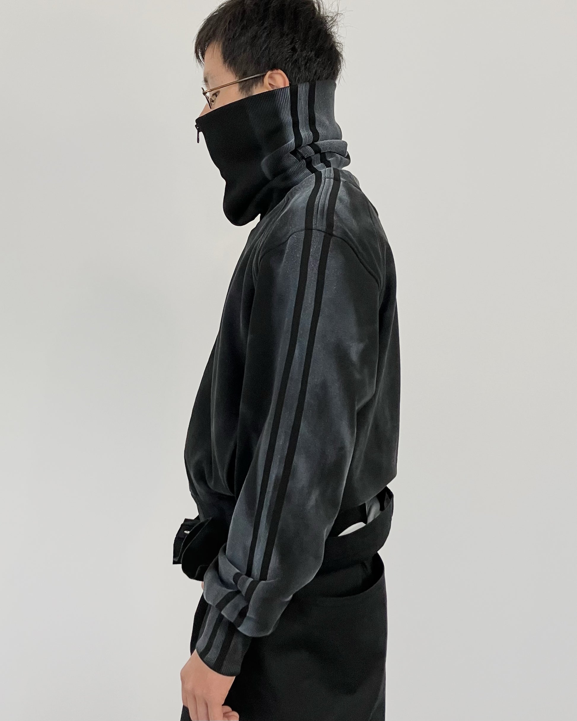 SPRAYED TRACK ZIP-UP BLACK-EGNARTS-APOC STORE