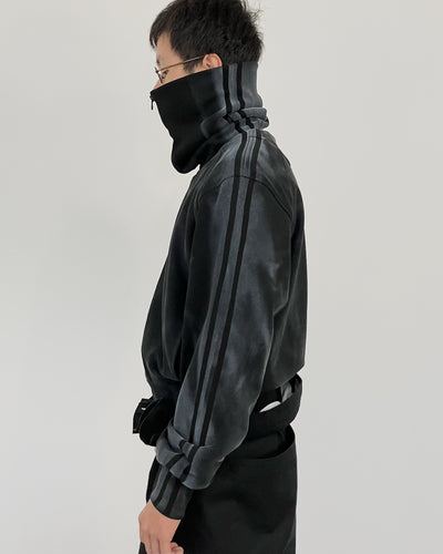 SPRAYED TRACK ZIP-UP BLACK-EGNARTS-APOC STORE