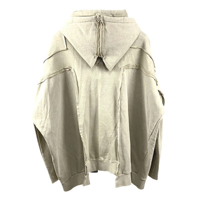 Remake over pigment hood jacket beige-Surgery-APOC STORE