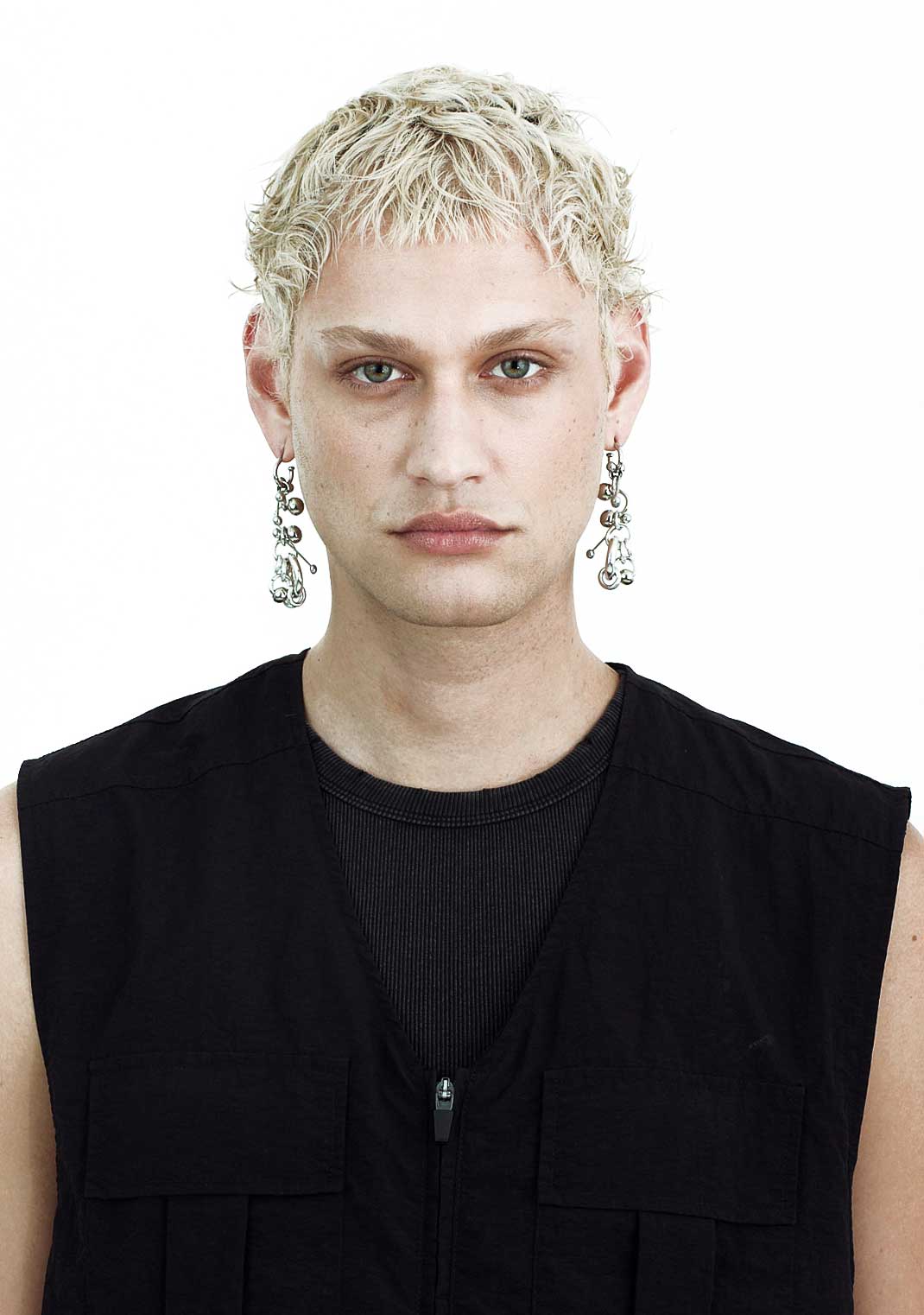 SILVER ONE Earrings-JALACONDA-APOC STORE