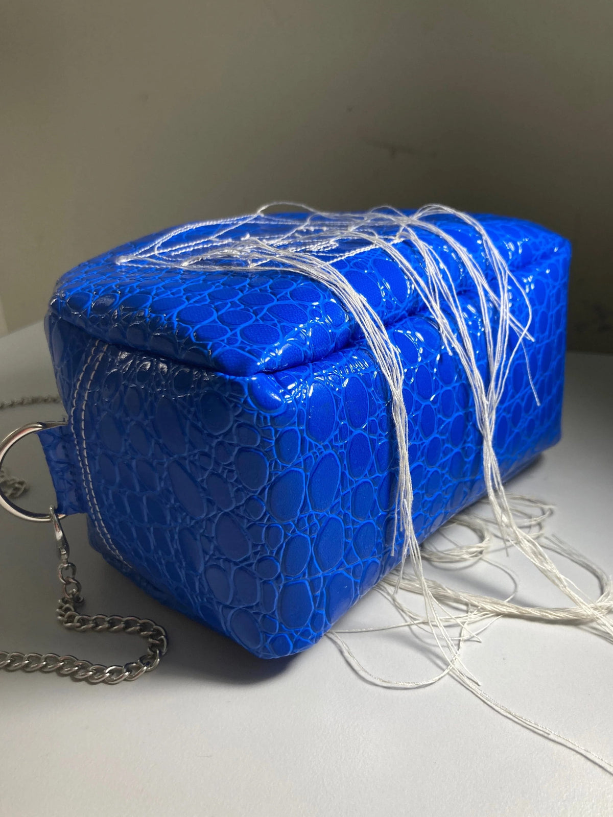 Embroidered Mini Bag Blue-Jetpack Hom(m)e-APOC STORE