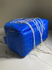 Embroidered Mini Bag Blue-Jetpack Hom(m)e-APOC STORE