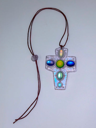 Color Changing Cross on Cord-Emma Pryde-APOC STORE