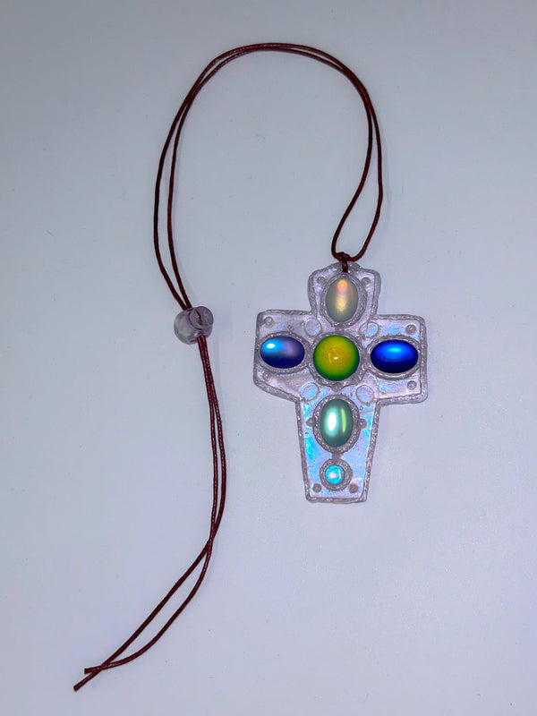 Color Changing Cross on Cord-Emma Pryde-APOC STORE