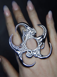 Mucha's Flower Ring-lokidolor-APOC STORE