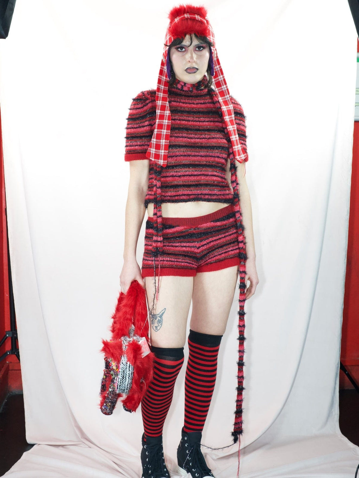 Red/pink deux-piece jumper-TATi-APOC STORE