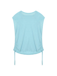 String Boat Neck Top Aqua-mesh blanca-APOC STORE