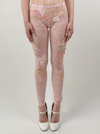 LACE LEGGINGS PINK-Lou de Bètoly-APOC STORE