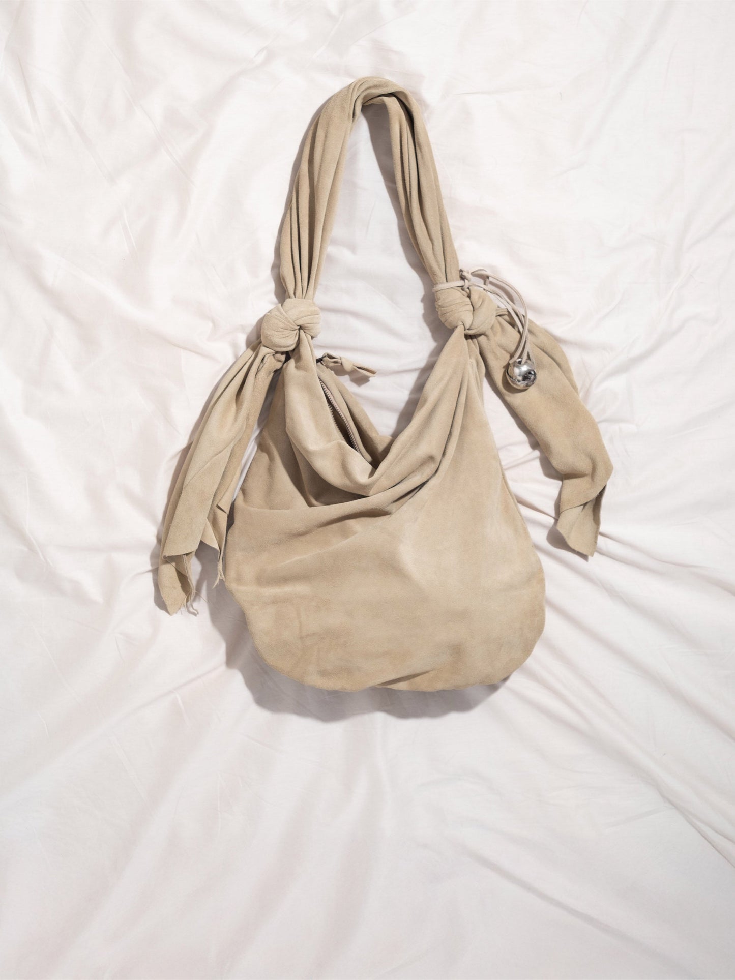BB Sack in Beige Suede-Pedro Trindade-APOC STORE