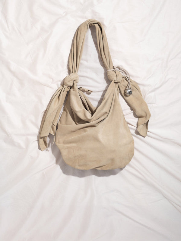 BB Sack in Beige Suede-Pedro Trindade-APOC STORE