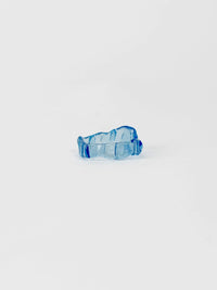 Textured Stacking Glass Rings 0124-Rain and Rivers-APOC STORE