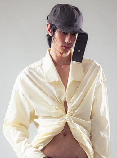 TWISTED CAP (IRON GREY)-SHEK LEUNG-APOC STORE