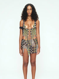Checkered Blue + Lime Vest-JALACONDA-APOC STORE
