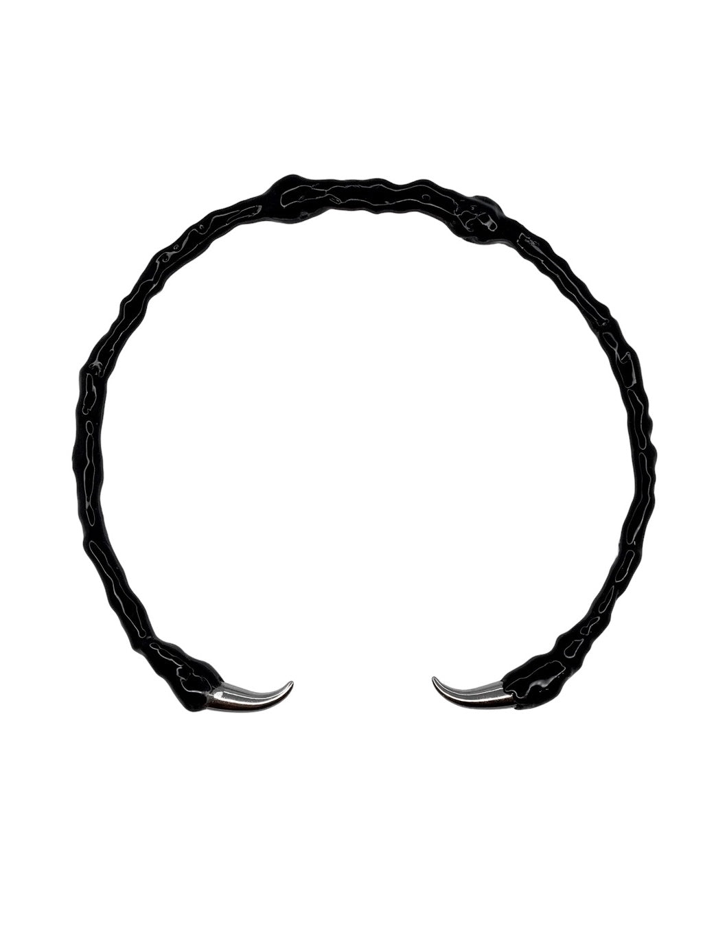 Black choker with spikes-CASPER DIY-APOC STORE