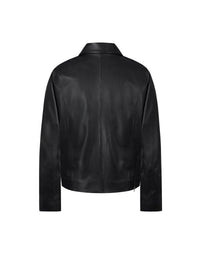 Contour Zip Leather Jacket-MINKIMHO-APOC STORE