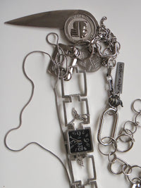 Watch chain belt-Alisa Cayoo-APOC STORE