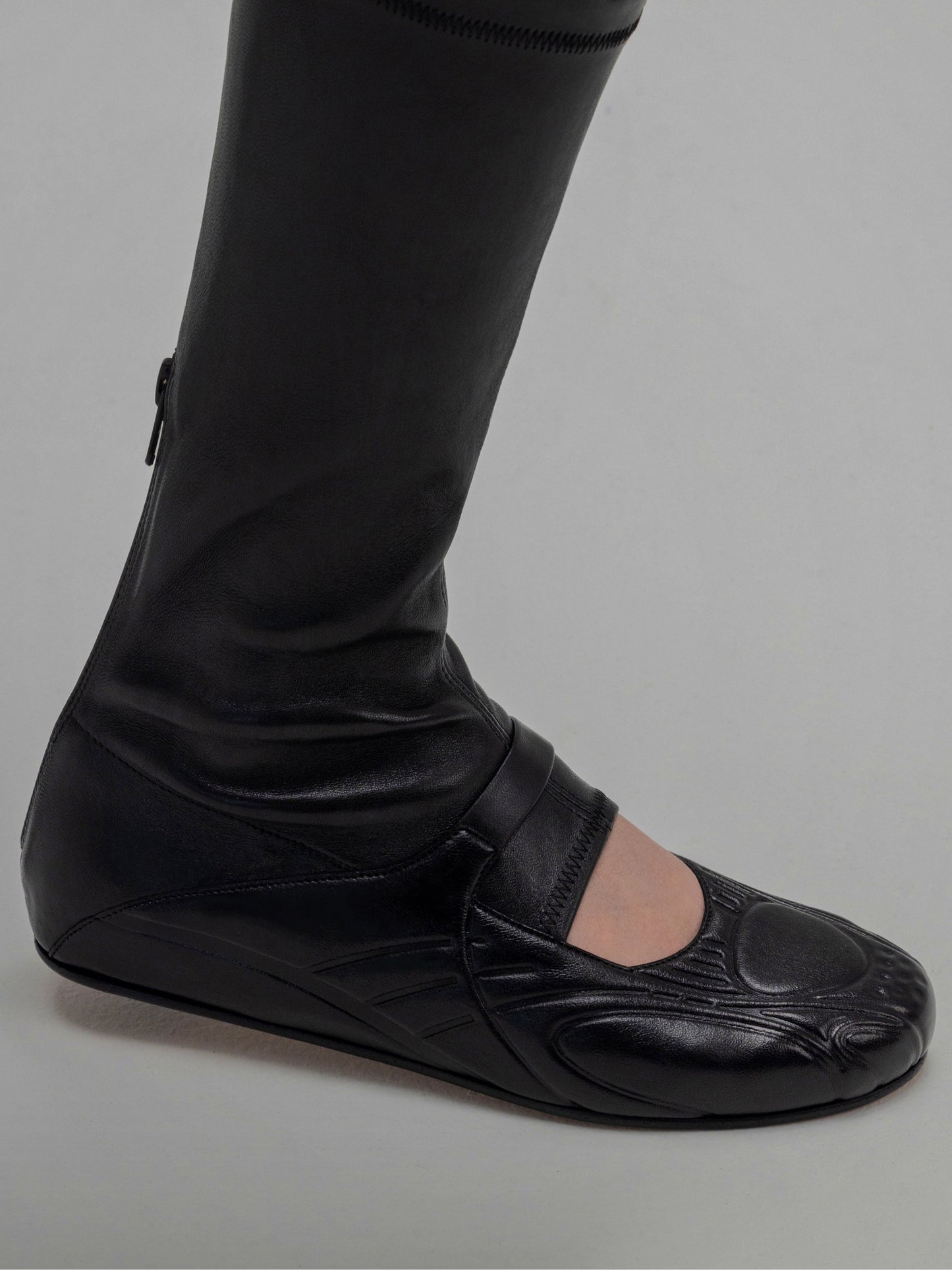 MARY JANE BOOTS BLACK-Invasive Modification-APOC STORE