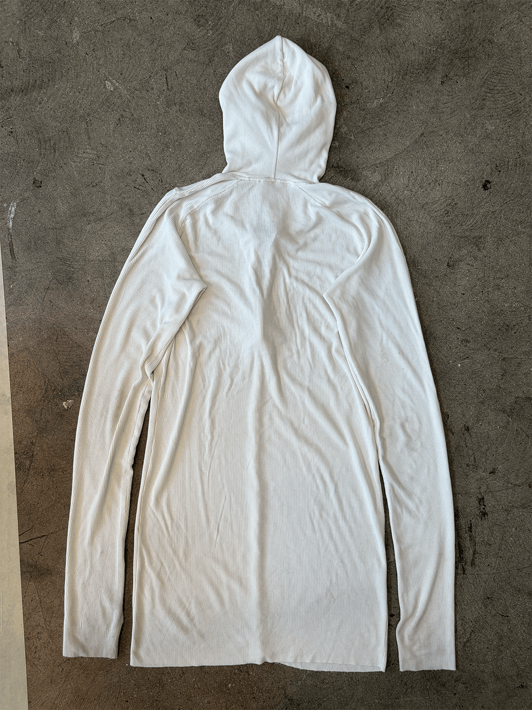 Ribbed Zip Hoodie-Lucas Benjamin-APOC STORE