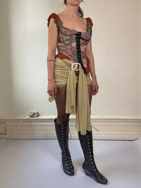 Printed Corset Top-Sylvi Sundkler-APOC STORE