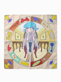 chöke.hq “Hotel” Silk Scarf – UK Travel Theme-Chöke-APOC STORE