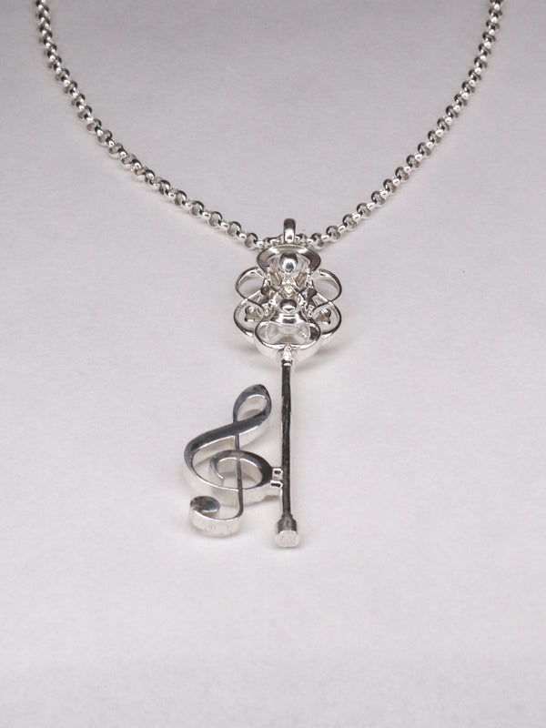 Notenschlüssel Pendant Necklace-ASTERISK-APOC STORE