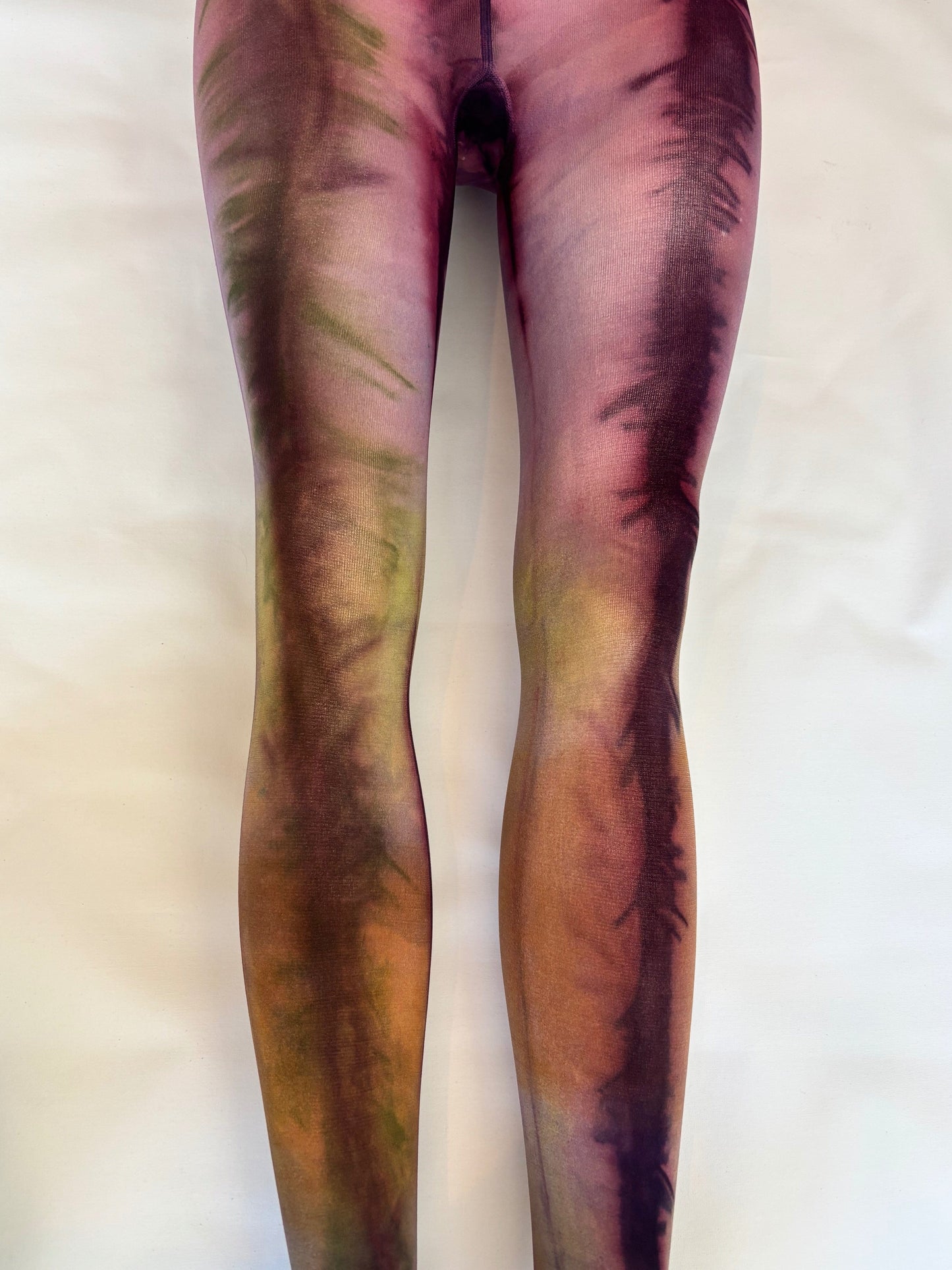 Purple line tights-Stau Heidemarie-APOC STORE