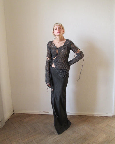 Tied Parts Sweater-V4K-APOC STORE