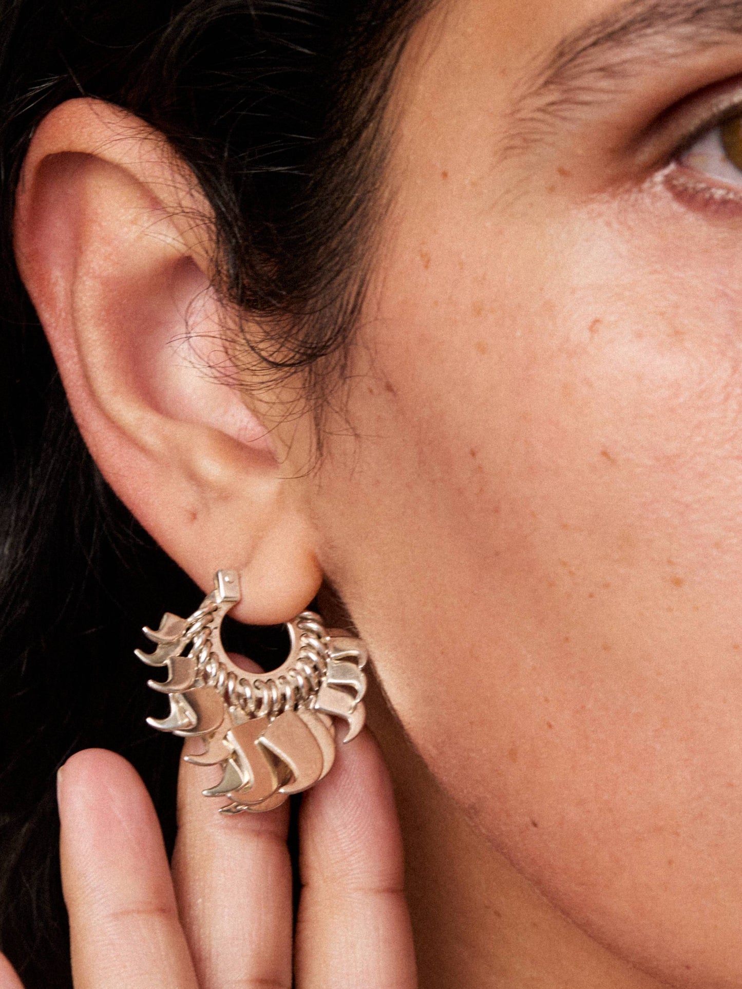 Scratches Hoops-Zohra Rahman-APOC STORE