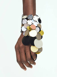 Aluminum Disc Bracelet - PARTY-JALACONDA-APOC STORE
