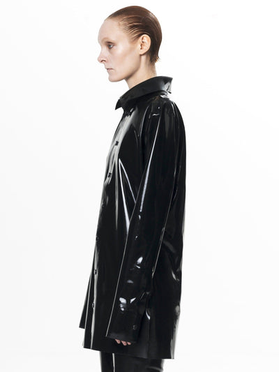 Balck Signature Latex Shirt-harri-APOC STORE