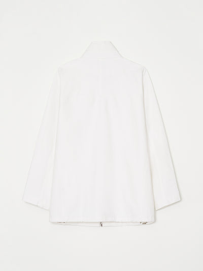 Buttoned up Mountain Parka 001 - White-Taekh-APOC STORE