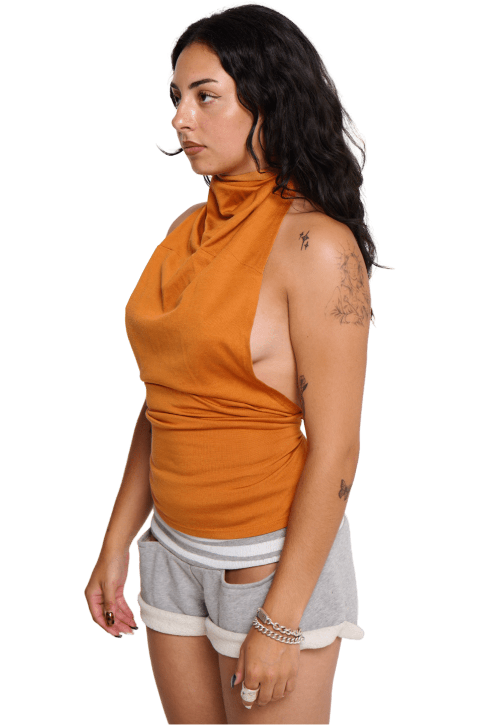 Halterneck - Orange-Karlaidlaw-APOC STORE