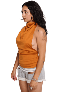Halterneck - Orange-Karlaidlaw-APOC STORE