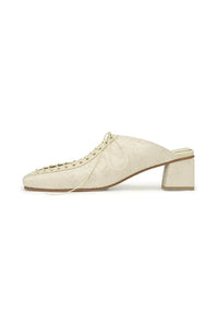 Lace mule (Cream)-Gyouree Kim-APOC STORE
