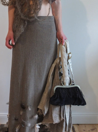 Feather Velvet Bag-Polyhedron-APOC STORE