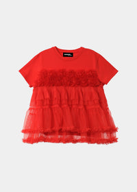 ROSE SYMPHONY SHORT SLEEVE RED-SAENGIN STUDIOS-APOC STORE