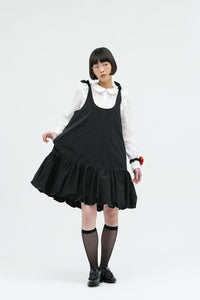 RIBBON MINI BALLOON DRESS-SAENGIN STUDIOS-APOC STORE