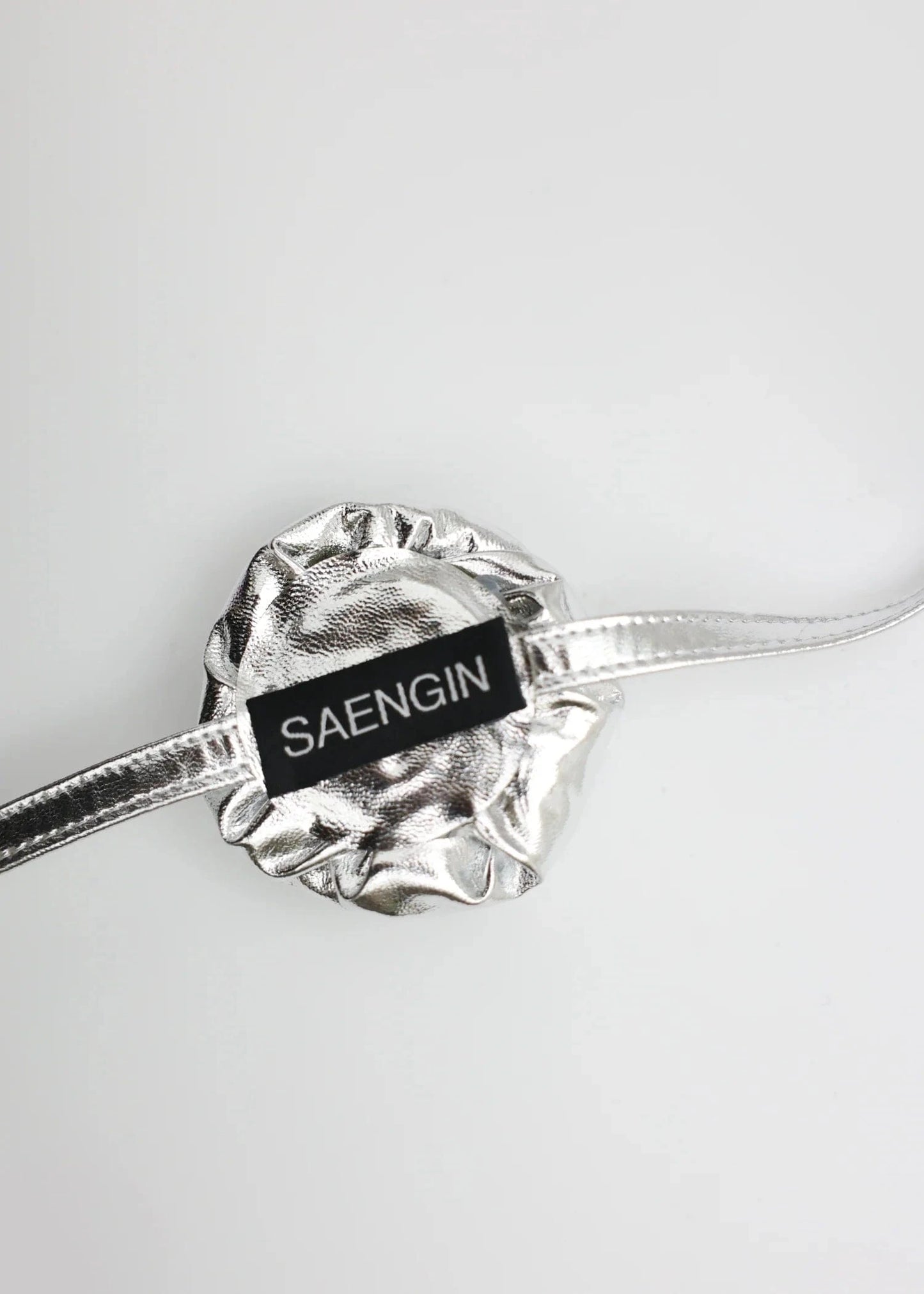 ROSE CORSAGE STRAP - SILVER-SAENGIN STUDIOS-APOC STORE