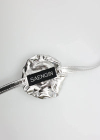 ROSE CORSAGE STRAP - SILVER-SAENGIN STUDIOS-APOC STORE