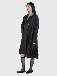 Coat with Structures #1-Nensi Avetisian-APOC STORE