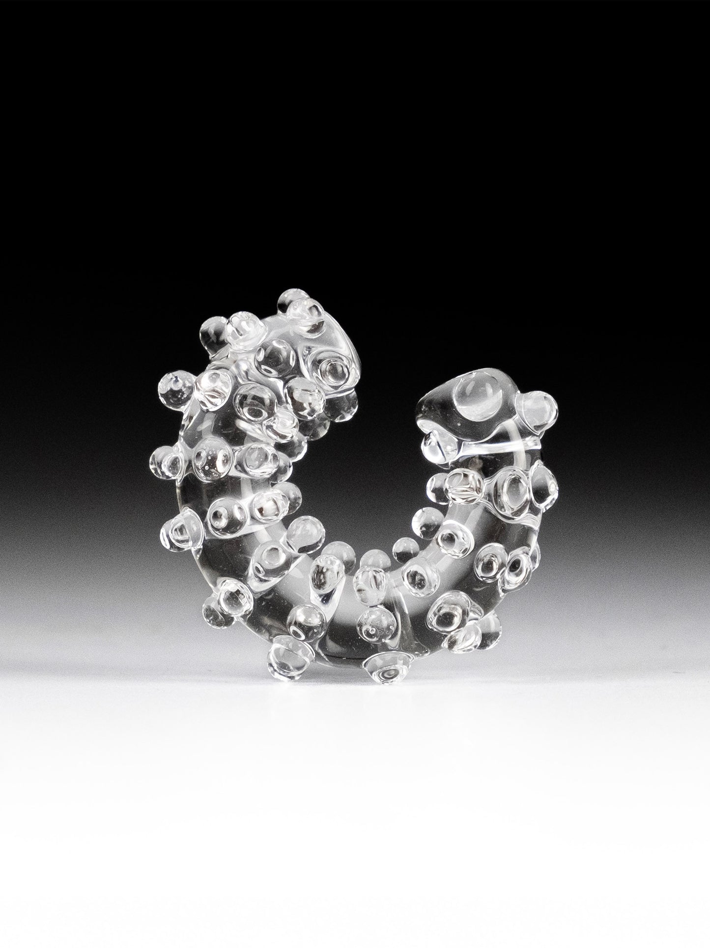 Dotted Ear Cuff Transparent-Clara Schweers-APOC STORE