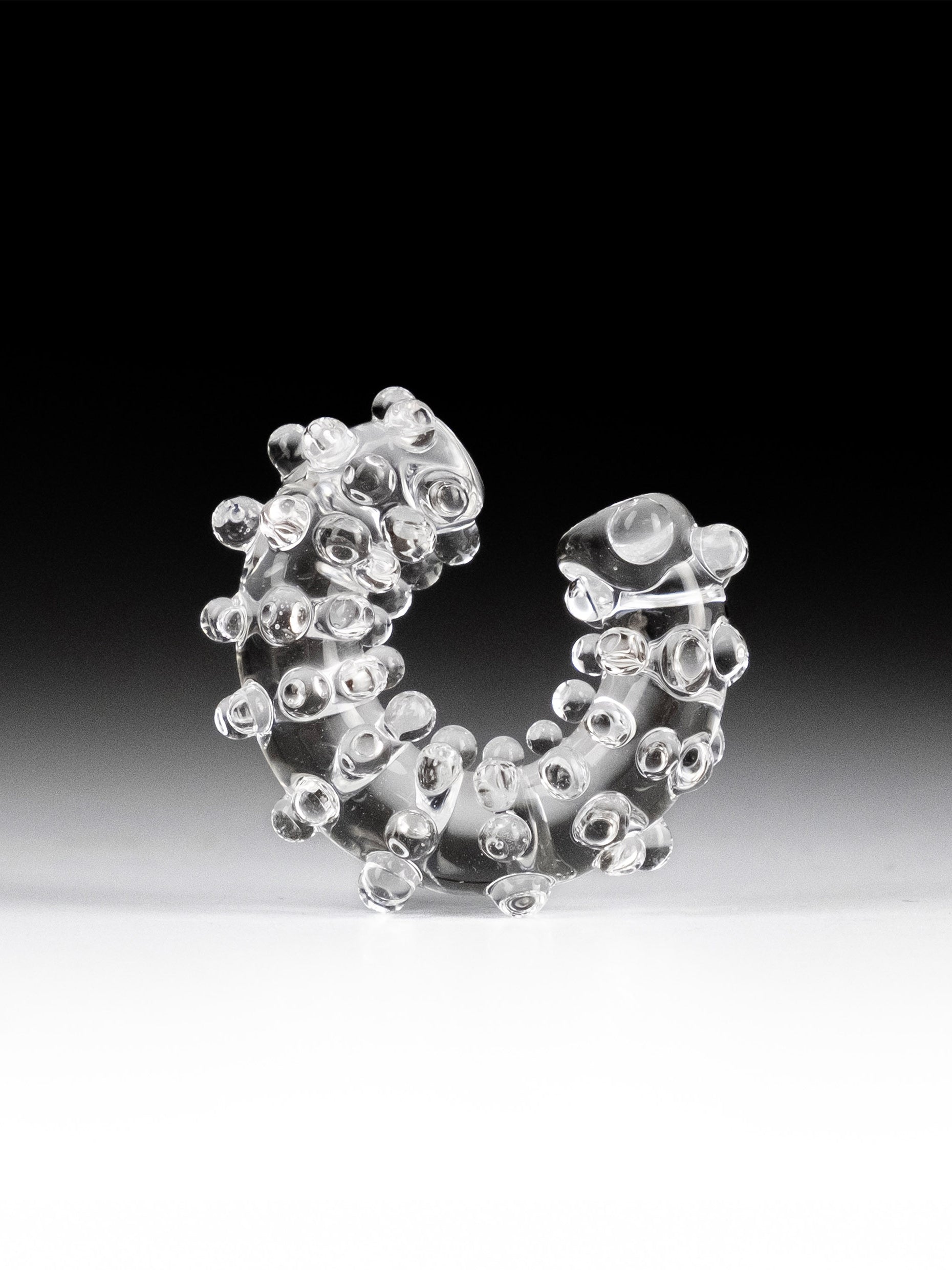 Dotted Ear Cuff Transparent-Clara Schweers-APOC STORE