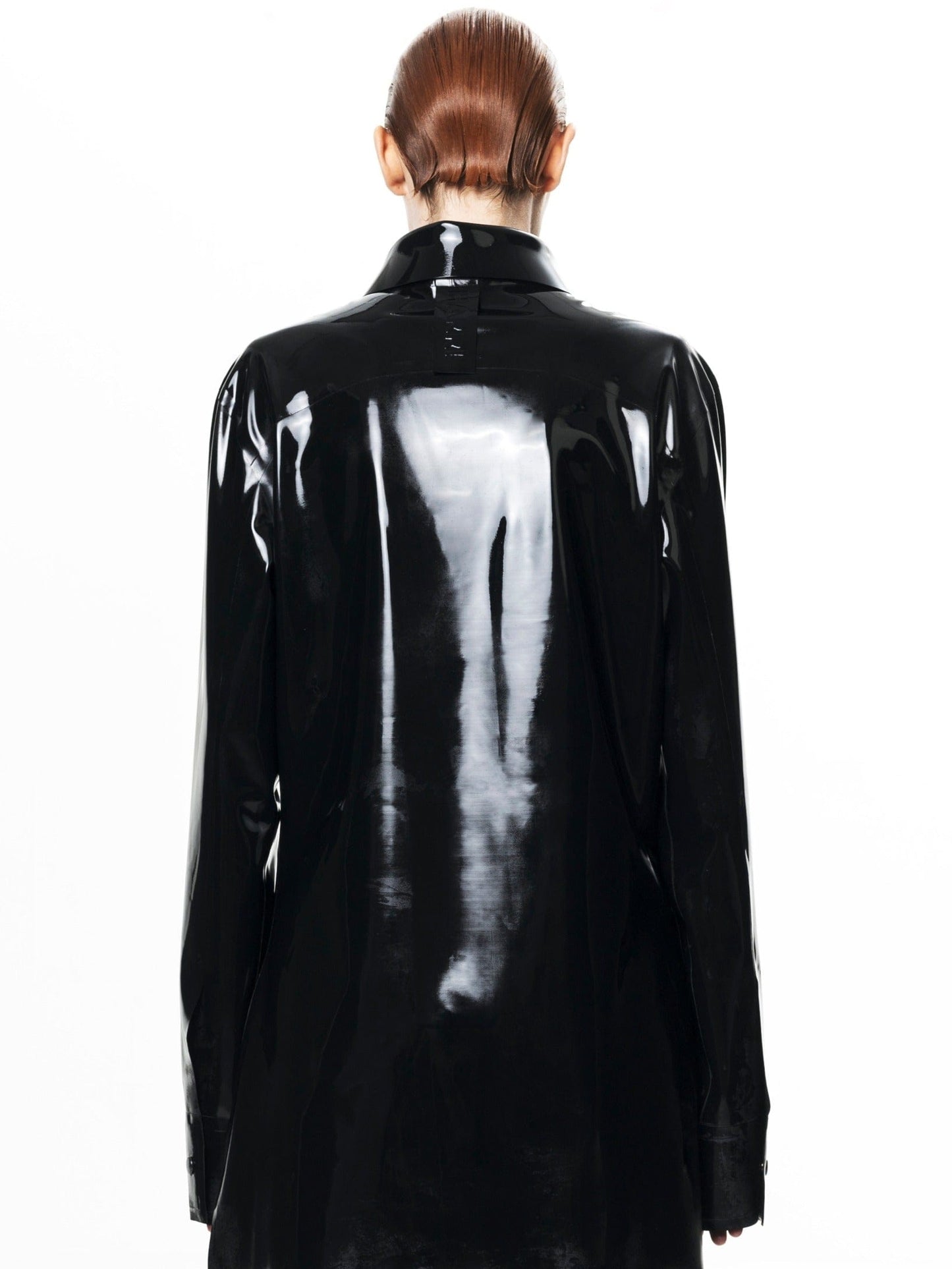 Balck Signature Latex Shirt-harri-APOC STORE