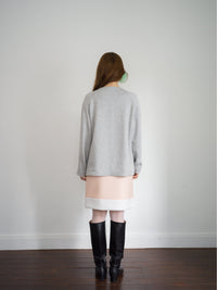 Jersey Double-B Jacket-mesh blanca-APOC STORE