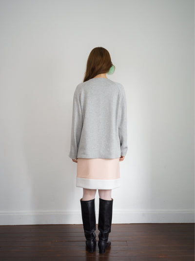 Jersey Double-B Jacket-mesh blanca-APOC STORE