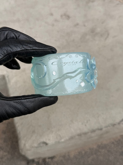 Flower Bangle - Blue Quartz-Crystal-APOC STORE