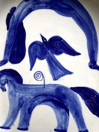 The moon, the horse, the woman - decorative wall hanging-devilsclaws-APOC STORE