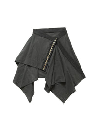 Button-down Skirt-Polyhedron-APOC STORE